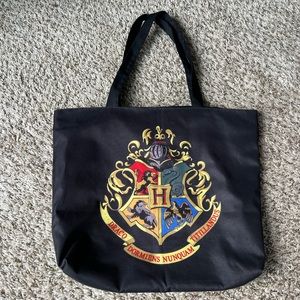 Harry Potter Tote Bag Hogwarts with zipper